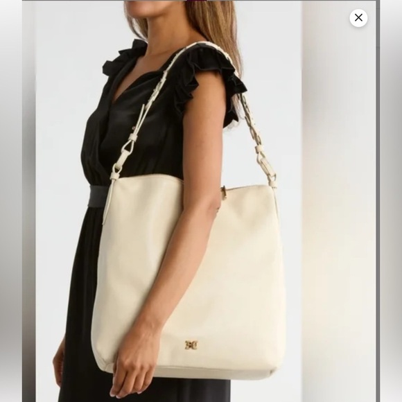 Sam Edelman Handbags - Sam Edelman Pebble Leather Tote/Computer/Hobo Bag